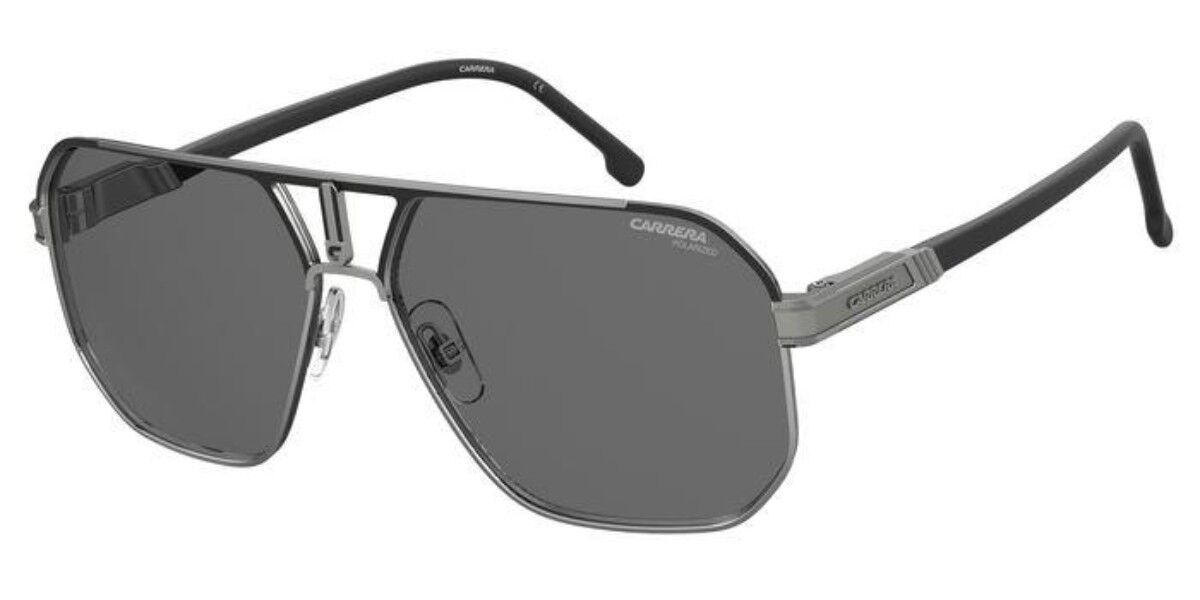 Carrera 1062/S RZZ/M9, Silver frame, Solid Dark Grey lenses