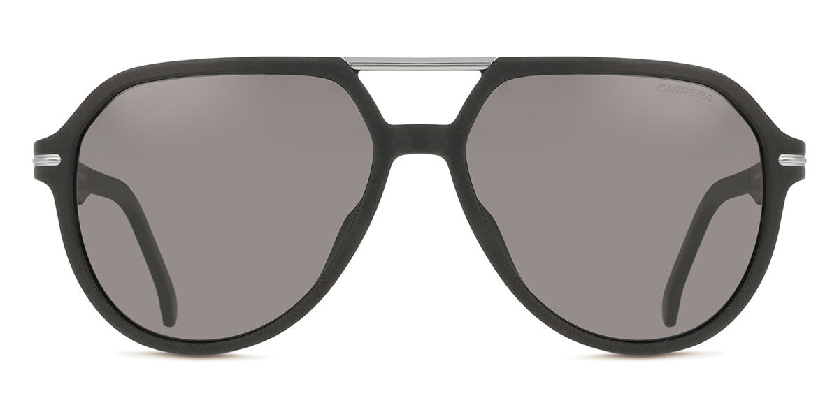 Carrera 315/S 003/M9, Black frame, Solid Dark Grey lenses
