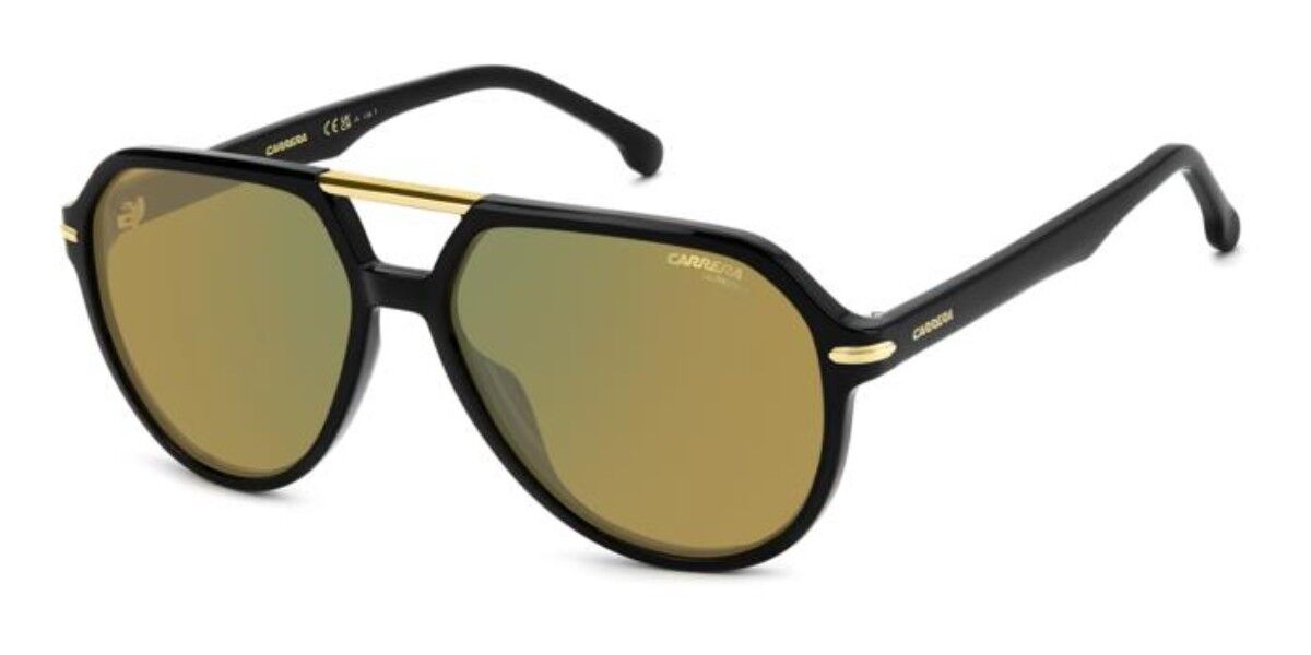 Carrera 315/S 71C/MJ, Black frame, Yellow Green Mirror lenses