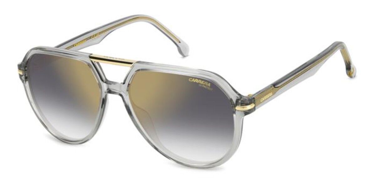 Carrera 315/S KB7/FQ, Grey frame, Gradient Grey Gold Mirror lenses