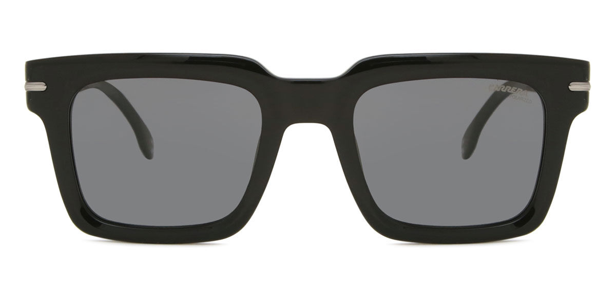 Carrera 316/S 807/M9, Black frame, Solid Dark Grey lenses