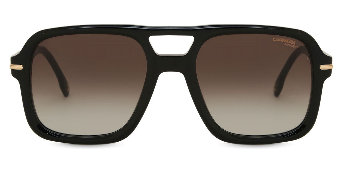 Carrera 317/S 807/HA, Black frame, Gradient Dark Brown lenses