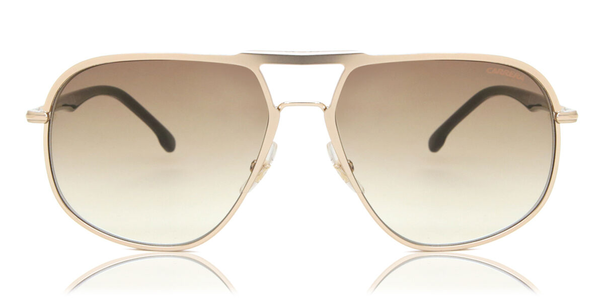 Carrera 318/S J5G/86, Gold frame, Gradient Dark Brown lenses
