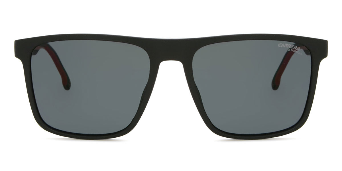 Carrera 8064/S Polarized OIT/Q3, Black frame, Grey Green Mirror lenses