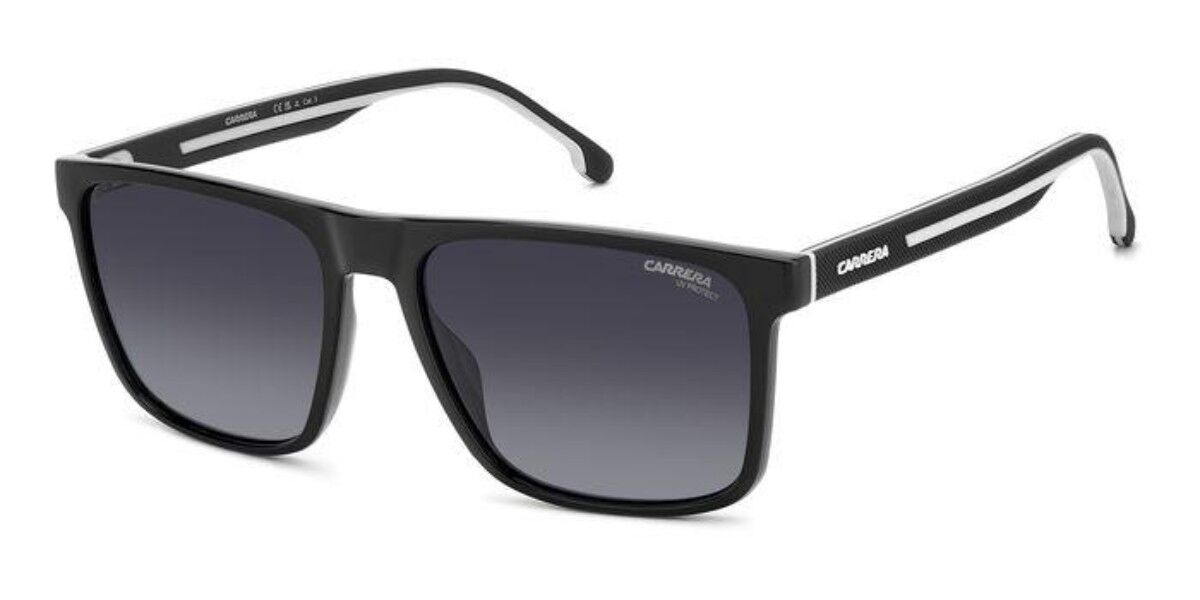 Carrera 8064/S 80S/9O, Black frame, Gradient Dark Grey lenses