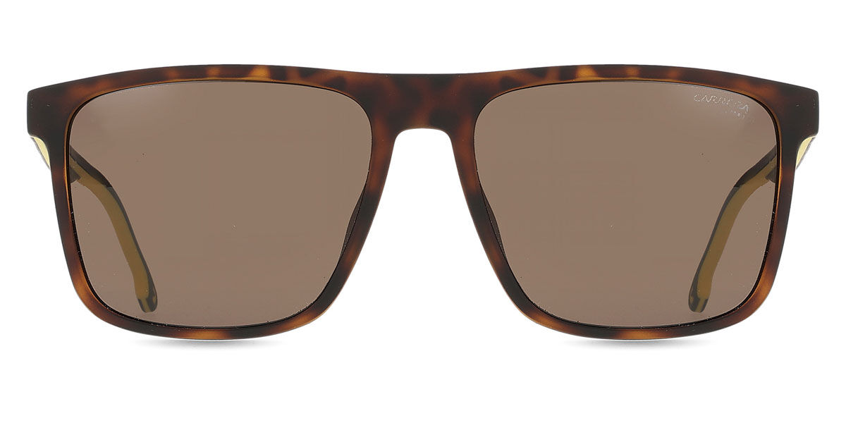 Carrera 8064/S N9P/70, Tortoiseshell frame, Solid Dark Brown lenses