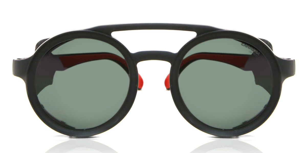 Carrera 5046/S 807/QT, Black frame, Dark Green lenses
