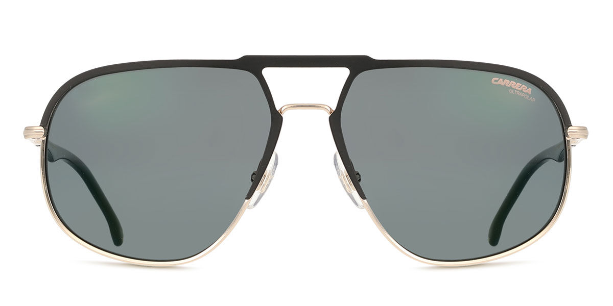 Carrera 318/S Polarized 2M2/Q3, Gold frame, Grey Green lenses