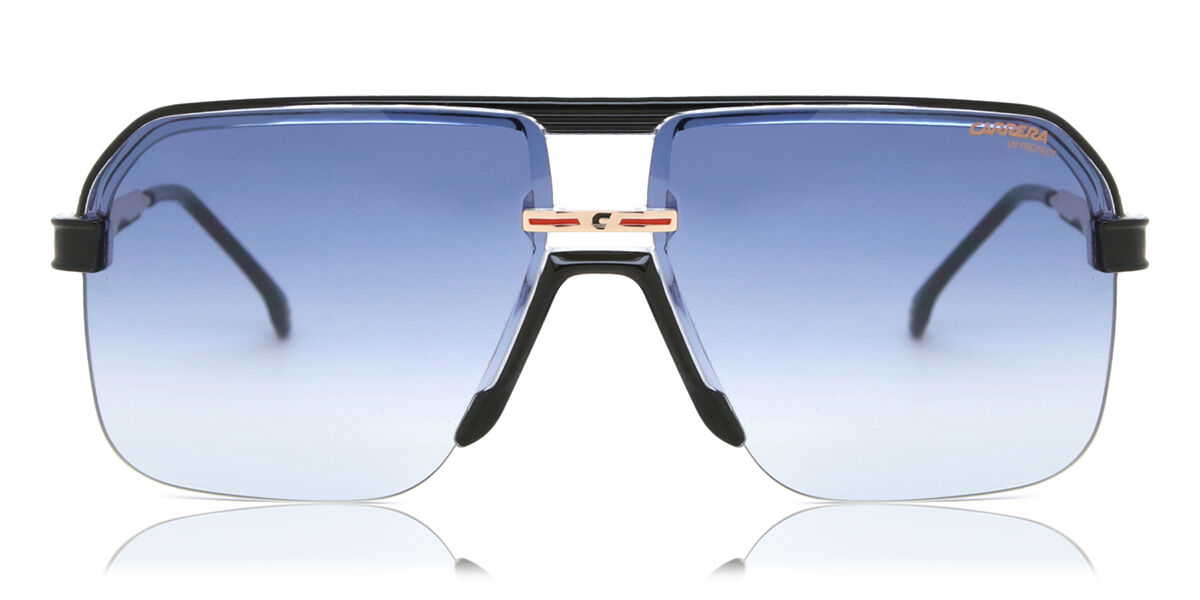 Carrera 1066/S 7C5/08, Black frame, Gradient Dark Blue lenses