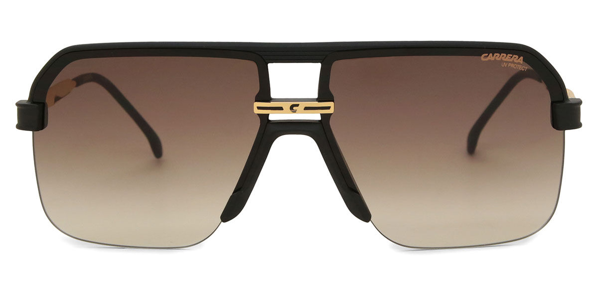 Carrera 1066/S 003/86, Black frame, Gradient Dark Brown lenses