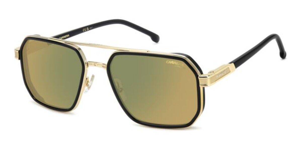 Carrera 1069/S 71C/MJ, Black frame, Yellow Green Mirror lenses