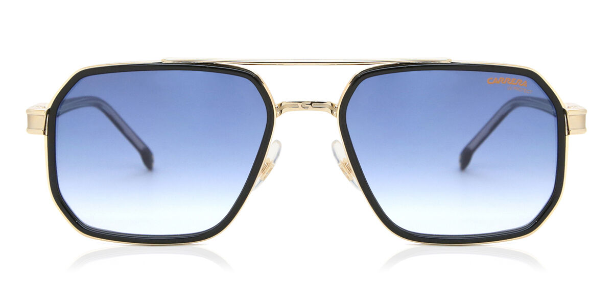 Carrera 1069/S 2M2/08, Gold frame, Gradient Dark Blue lenses