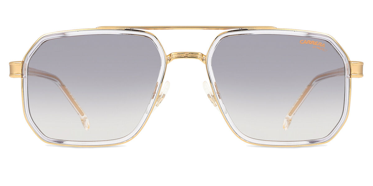 Carrera 1069/S REJ/FQ, Gold frame, Gradient Grey Gold Mirror lenses