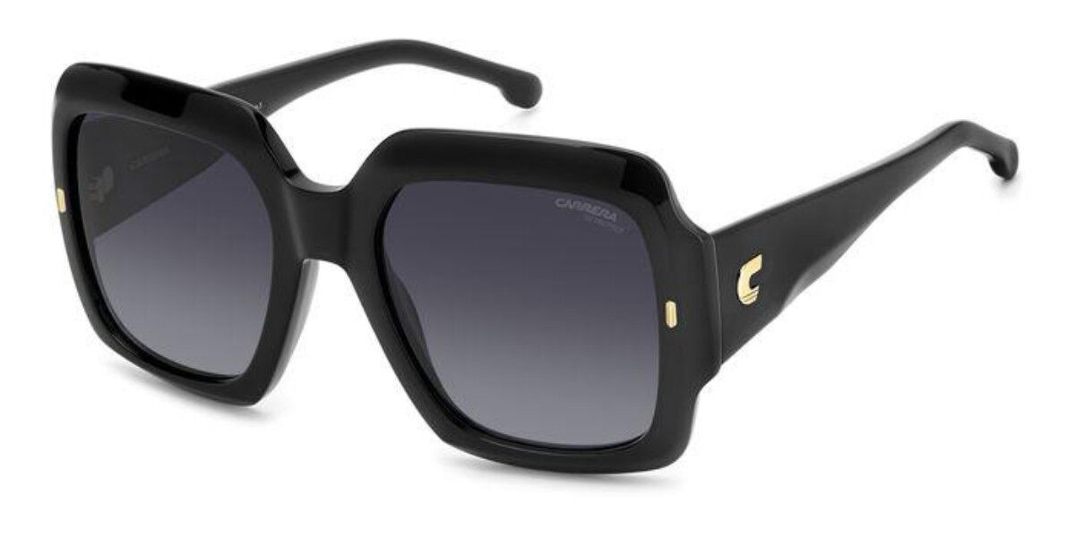 Carrera 3004/S 807/9O, Black frame, Gradient Dark Grey lenses
