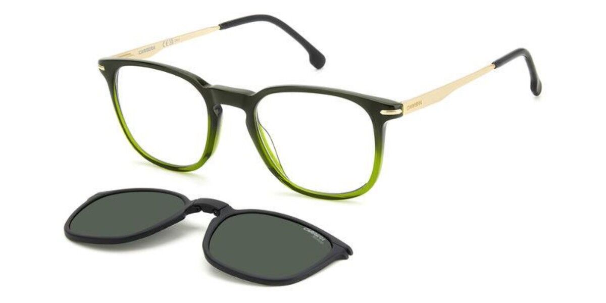 Carrera CA 332/CS with Clip-On 4C3/UC, Green frame