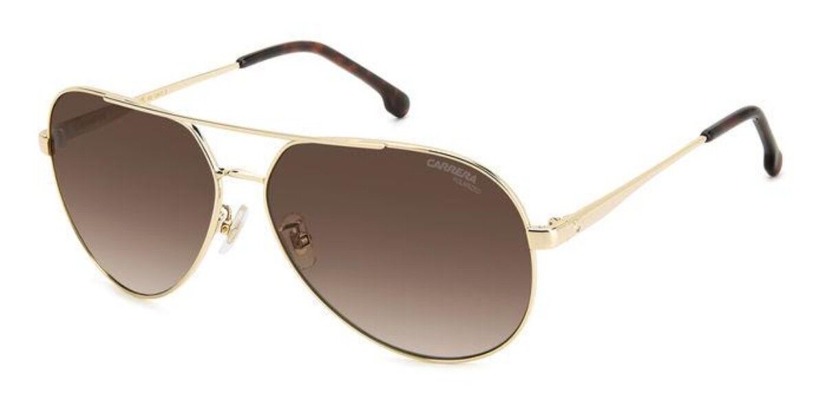 Carrera 3005/S Polarized 06J/LA, Gold frame, Gradient Dark Brown lenses