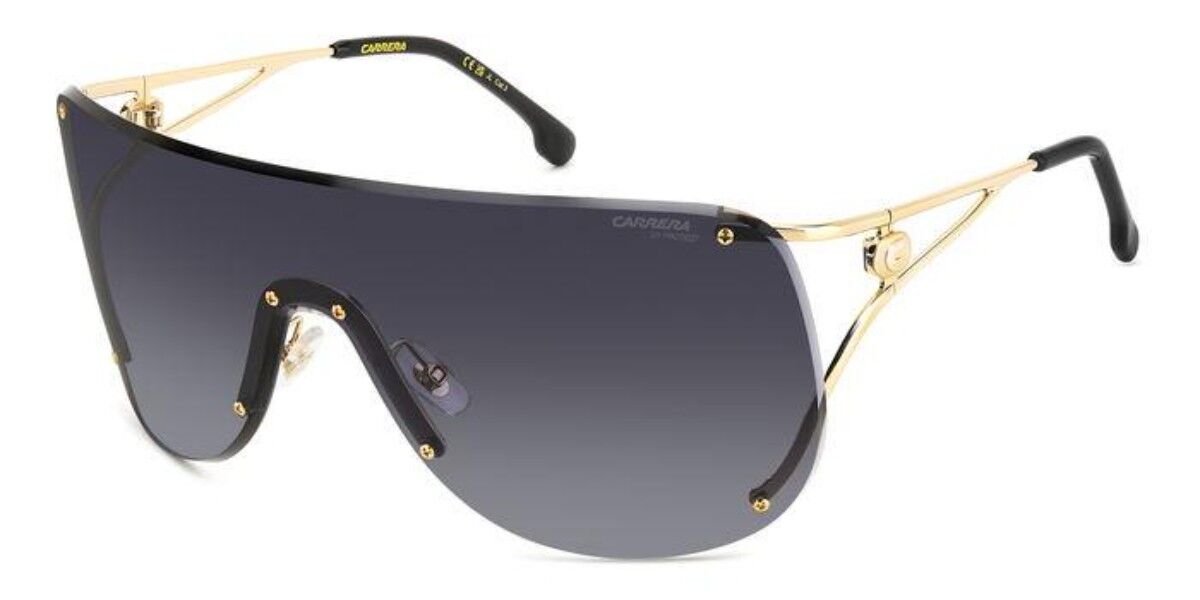 Carrera 3006/S RHL/9O, Gold frame, Gradient Dark Grey lenses