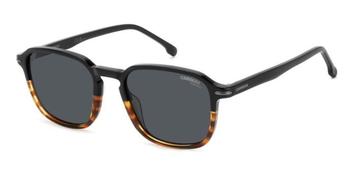 Carrera 328/S WR7/IR, Black frame, Solid Dark Grey lenses
