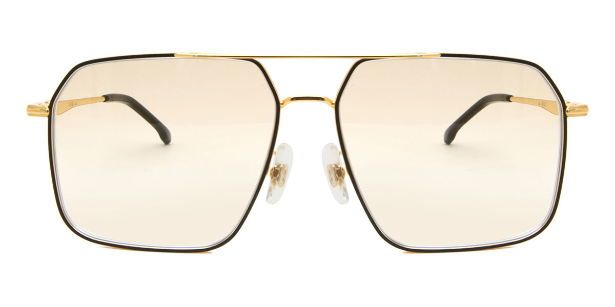 Carrera 333/S 2M2/86, Gold frame, Triple Gradient Dark Brown lenses