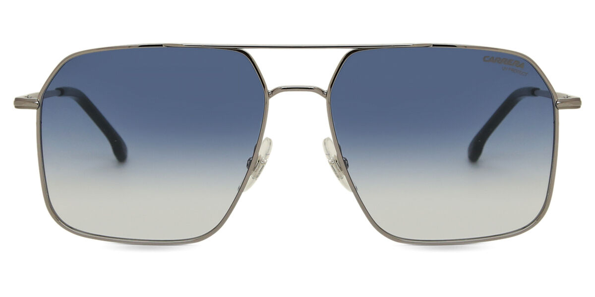 Carrera 333/S 6LB/08, Silver frame, Gradient Blue lenses