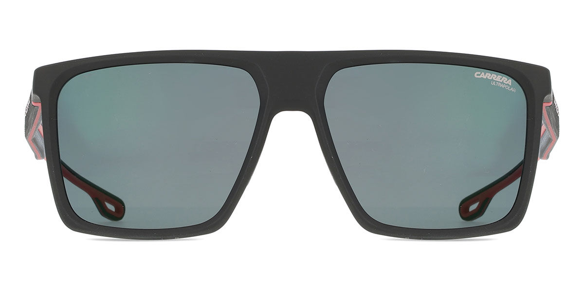Carrera 4019/S Polarized BLX/Q3, Black frame, Green Mirror lenses