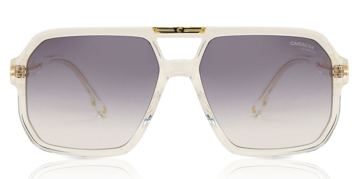 Carrera VICTORY C 01/S 900/FQ, Clear frame, Gradient Grey Gold Mirror lenses
