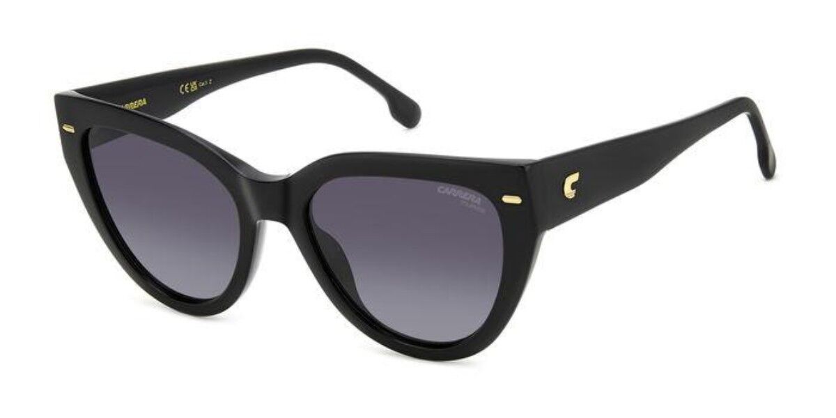 Carrera 3017/S Polarized 807/WJ, Black frame, Gradient Dark Grey lenses