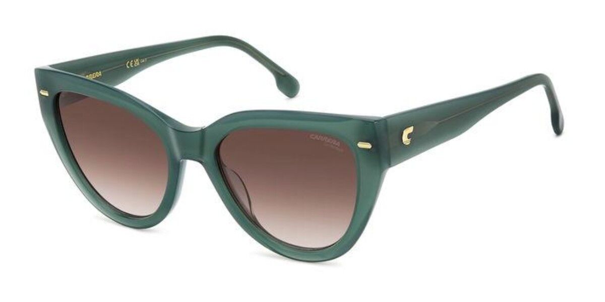 Carrera 3017/S 1ED/HA, Green frame, Gradient Dark Brown lenses