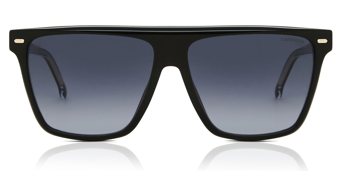 Carrera 3027/S 807/9O, Black frame, Gradient Dark Grey lenses