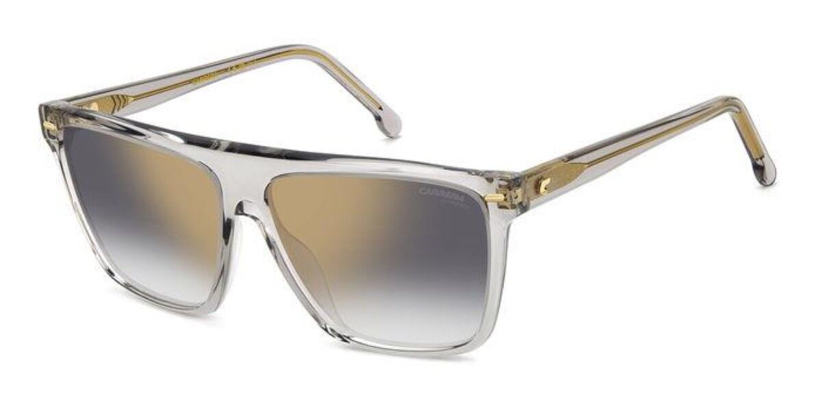 Carrera 3027/S KB7/FQ, Grey frame, Gradient Grey Gold Mirror lenses