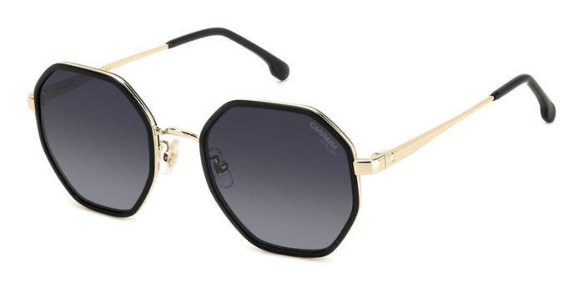 Carrera 3029/S 807/9O, Gold frame, Gradient Dark Grey lenses