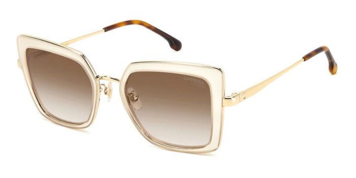 Carrera 3031/S SZJ/HA, Gold frame, Gradient Dark Brown lenses