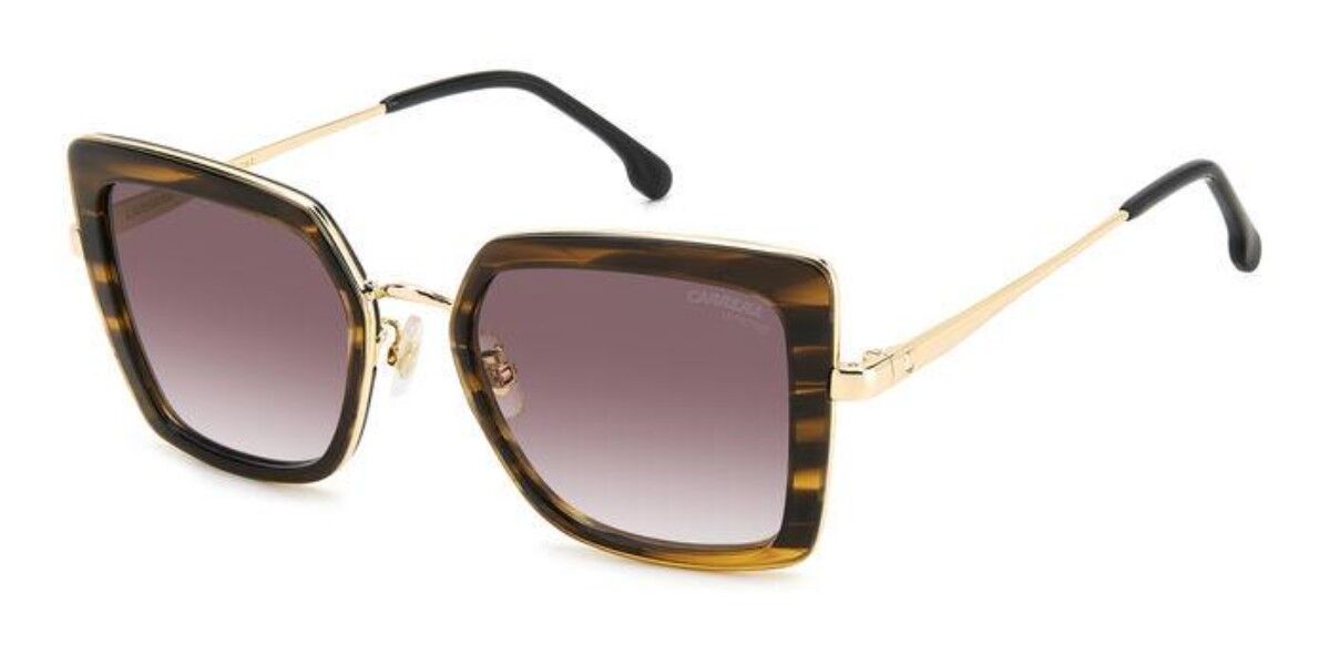 Carrera 3031/S EX4/3X, Brown frame, Double Gradient Pink lenses