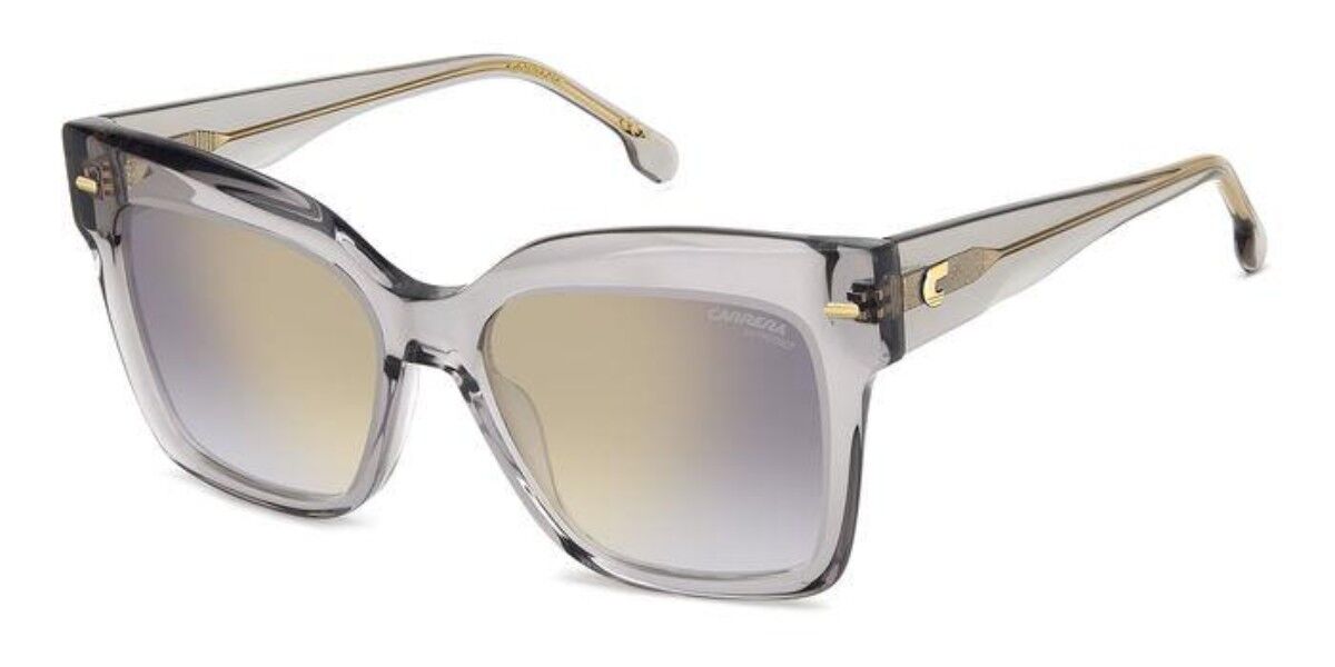 Carrera 3037/S KB7/FQ, Grey frame, Gradient Grey Gold Mirror lenses