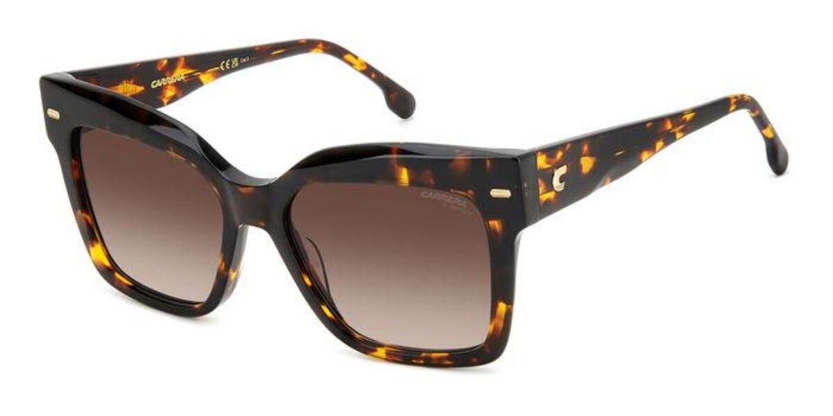 Carrera 3037/S 086/HA, Tortoiseshell frame, Gradient Dark Brown lenses