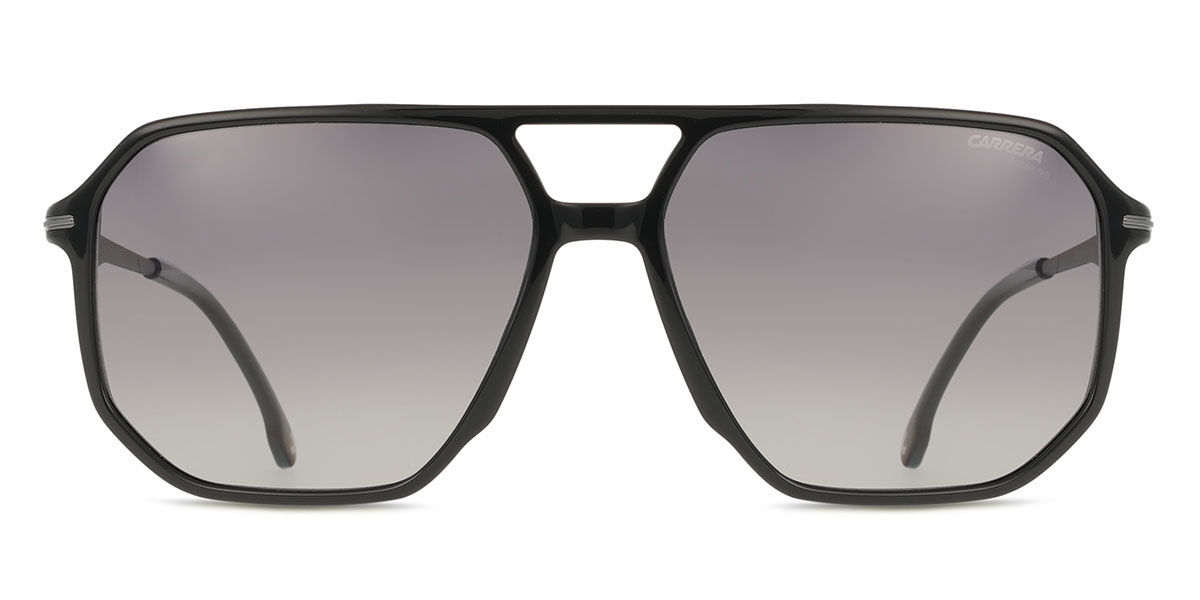 Carrera 324/S Polarized 08A/WJ, Black frame, Gradient Dark Green lenses
