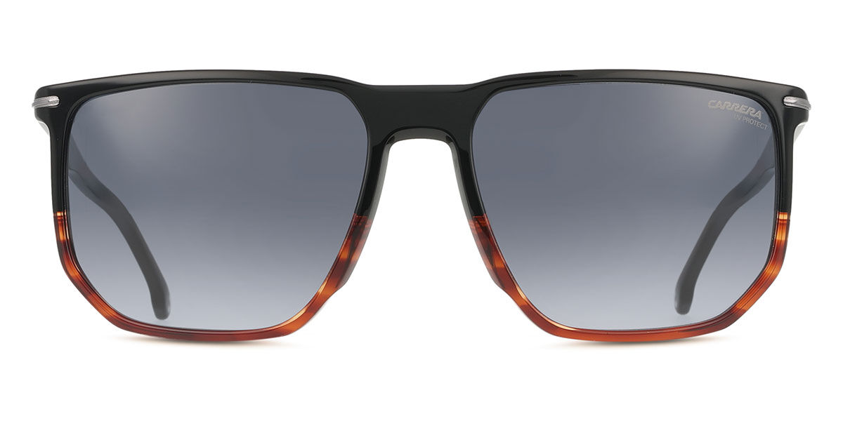 Carrera 329/S WR7/9O, Black frame, Gradient Dark Grey lenses