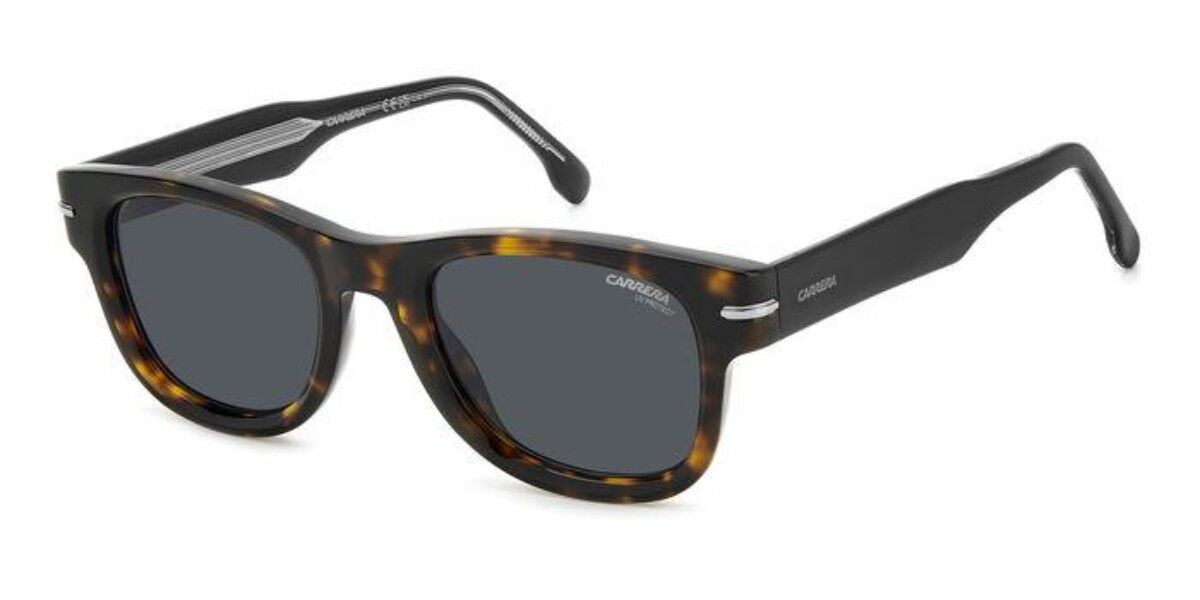 Carrera 330/S 086/IR, Tortoiseshell frame, Solid Dark Grey lenses