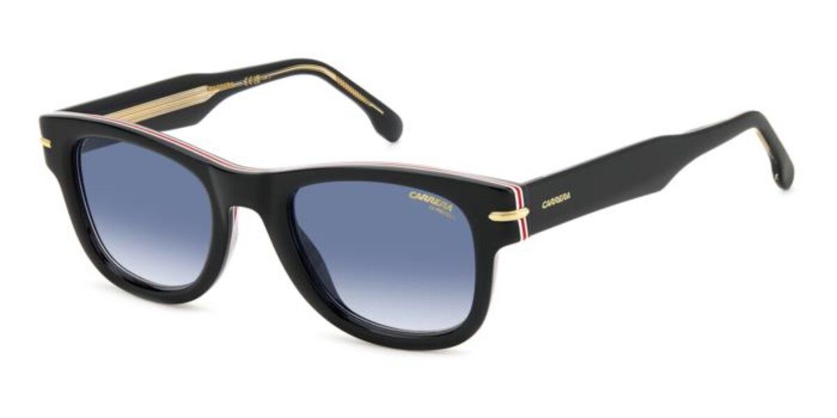 Carrera 330/S 807/08, Black frame, Gradient Dark Blue lenses