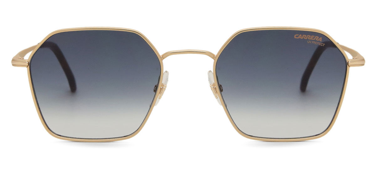 Carrera 334/S AOZ/9K, Gold frame, Gradient Dark Green lenses