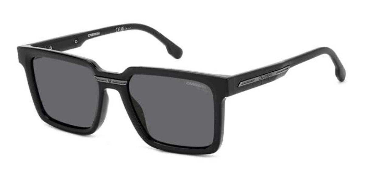 Carrera VICTORY C 02/S Polarized 807/M9, Black frame, Solid Dark Grey lenses