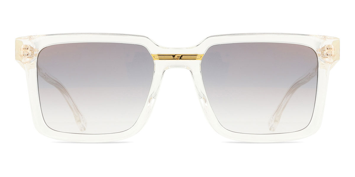 Carrera VICTORY C 02/S 900/FQ, Clear frame, Gradient Grey Gold Mirror lenses