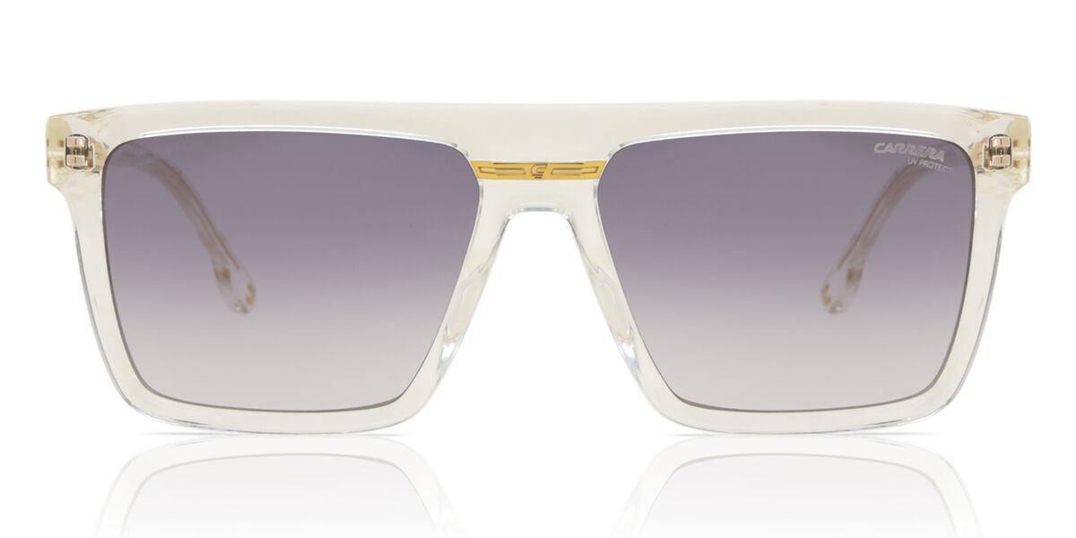 Carrera VICTORY C 03/S 900/FQ, Clear frame, Gradient Grey Gold Mirror lenses