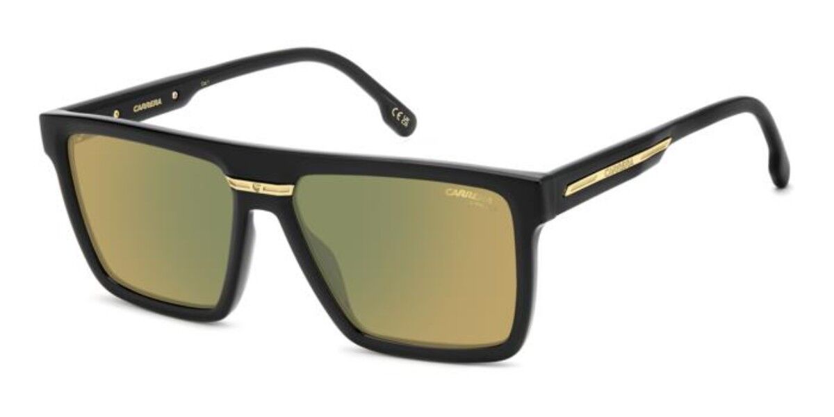 Carrera VICTORY C 03/S 71C/MJ, Black frame, Yellow Green Mirror lenses