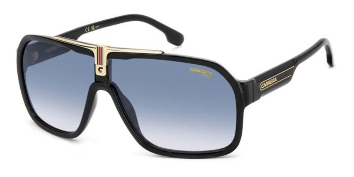 Carrera 1014/S 2M2/08, Black frame, Gradient Dark Blue lenses