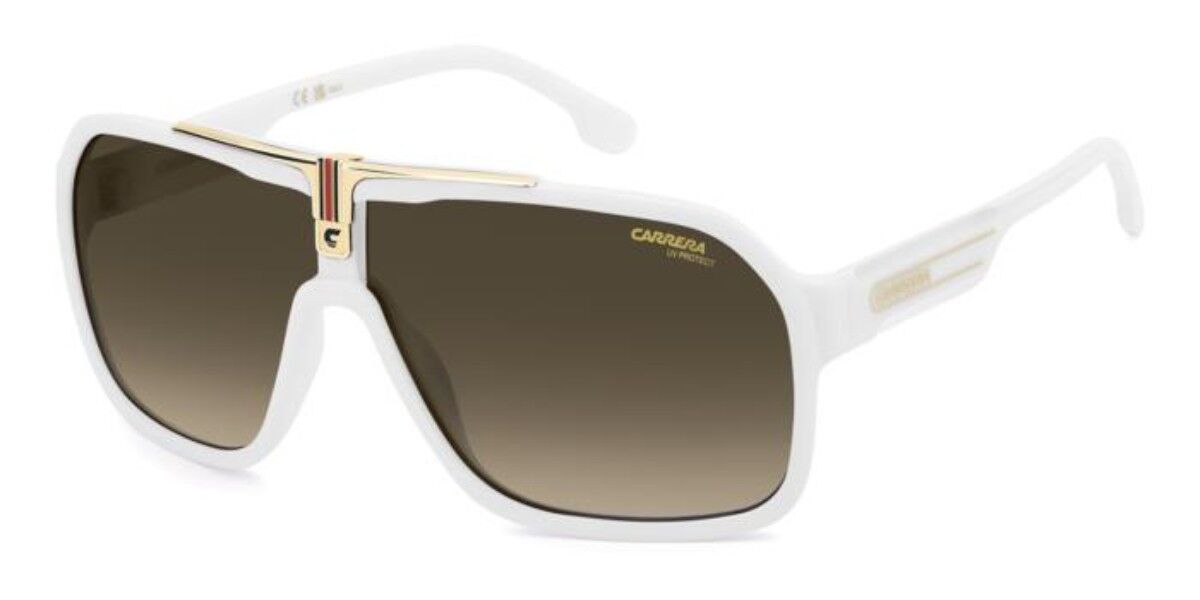 Carrera 1014/S VK6/HA, White frame, Gradient Brown lenses