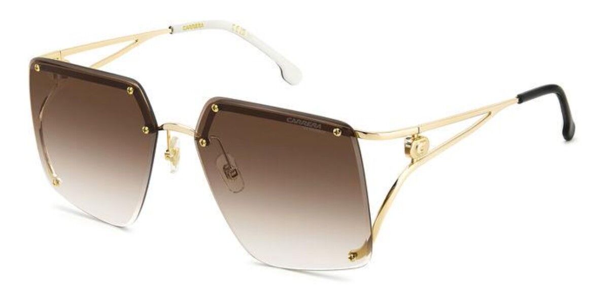 Carrera 3041/S FG4/HA, Gold frame, Gradient Dark Brown lenses