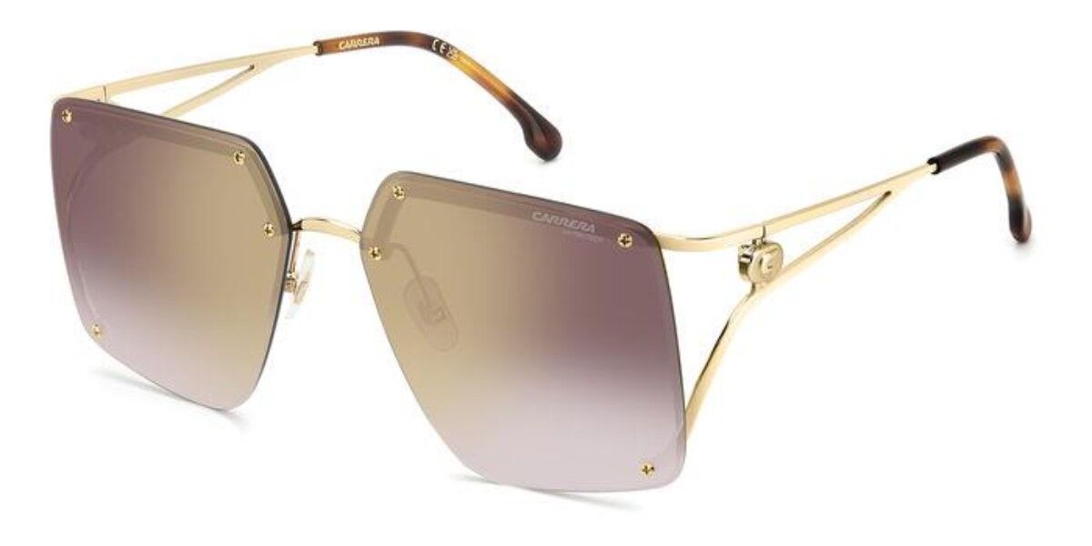 Carrera 3041/S VVP/YK, Gold frame, Gradient Burgundy Gold Mirror lenses