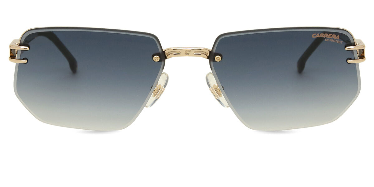 Carrera 1070/S 0NR/9K, Gold frame, Gradient Grey Green lenses