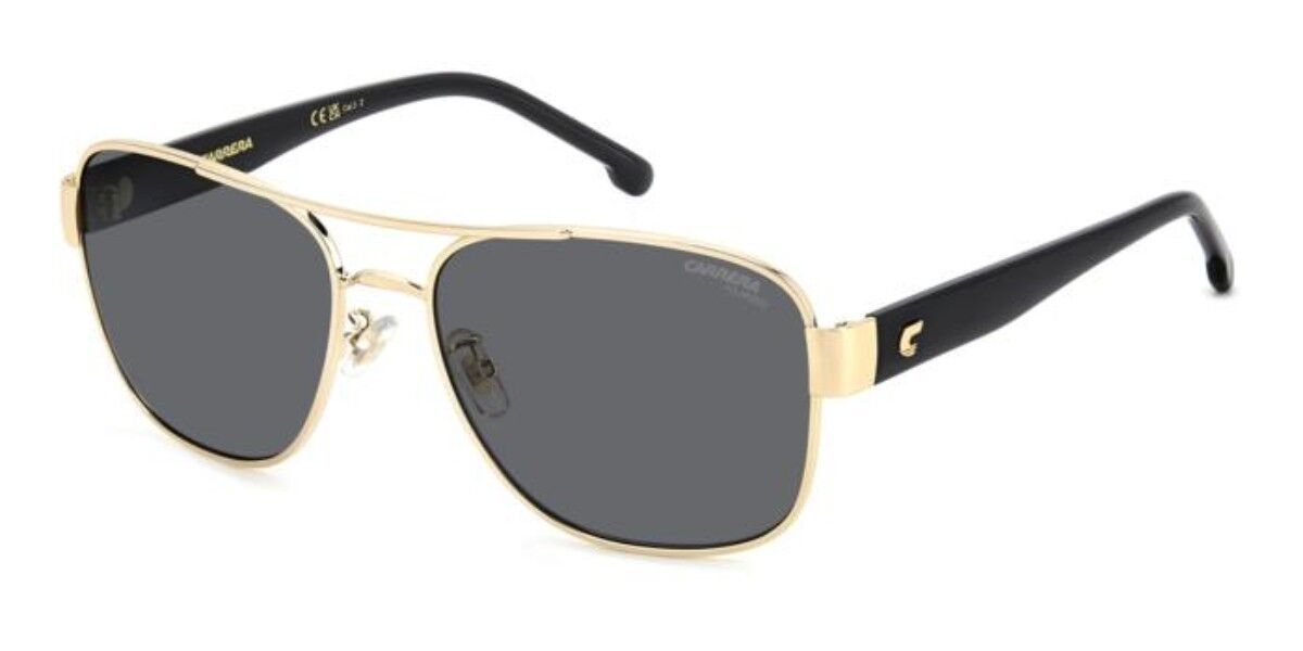 Carrera 3042/S Polarized RHL/M9, Gold frame, Solid Dark Grey lenses